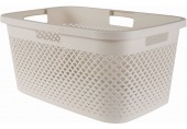 CURVER PURE 47L Kôš na čistú bielizeň 60 x 40 x 28 cm, béžová 01917-X64