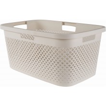 CURVER PURE 47L Kôš na čistú bielizeň 60 x 40 x 28 cm, béžová 01917-X64