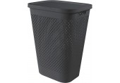 CURVER PURE 55L Kôš na špinavú bielizeň 43 x 35 x 58 cm, sivá 01918-G43