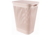 CURVER PURE 55L Kôš na špinavú bielizeň 43 x 35 x 58 cm, ružová 01918-Q70