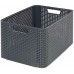 CURVER STYLE L úložný box 43,6 x 23 x 32,6 cm tmavo sivý 03616-308