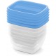 CURVER VEDO 5x0,25L Set dóz na potraviny 11 x 9 x 6 cm, modrá 03844-051