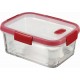 CURVER SMART COOK 1,1L dóza 20,3 x 15,4 x 8,3 cm transparentná/červená 04062-472