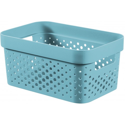 CURVER INFINITY 4,5 L Úložný box 26 x 18 x 12 cm, recyklovaný plast, modrý 04747-W19