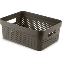 CURVER INFINITY 11L Úložný box 36 x 27 x 14 cm, recyklovaný plast, hnedý 04750-C74
