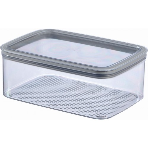 CURVER DRY RECTANGULAR 2,3L dóza 22,5x16x9cm transparent/sivá 07270-840