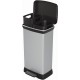 CURVER DECO BIN DUO 23L+23L Odpadkový kôš 39 x 29 x 72 cm strieborný 08680-582