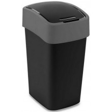 CURVER FLIP BIN 25L Odpadkový kôš 47 x 26 x 34 cm čierna/strieborná 02171-Y09