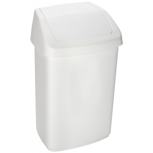 CURVER SWING BIN 10L Odpadkový kôš 24,6 x 19,8 x 37,3 cm biely 03984-026