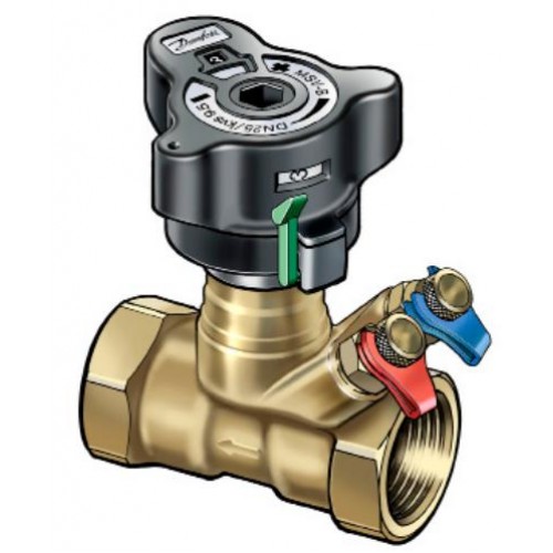 Danfoss Leno MSV-B vyvažovací ventil, DN15, vonkajší závit 003Z4130