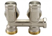 Danfoss RLV-K radiátorové šróbenie rohové 3/4 "AG a 3/4" AG 003L0283