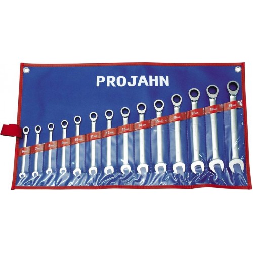 PROJAHN GearTech sada kľúčov "Klasik" 14 dielov v rolovacie taške 3494