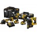 DeWALT DCK422P3T Kombo sada DCD796+DCH273+DCF887+DCG405+3 x 5,0 Ah+DCB115