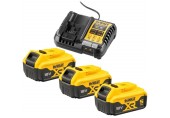 DeWALT DCB1104P3 Súprava XR nabíjačka DCB1104 +DCB1104 + 3x DCB184 (18V/5,0Ah)