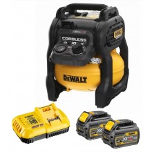 BAZÁR DeWALT DCC1054T2 Aku Kompresor 10l, XR FlexVolt 54V, Tstak,(2x6,0Ah)POŠKODENÝ OBAL!!