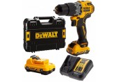 DeWALT DCD706D2 Aku bezuhlíková príklepová vŕtačka XR (57Nm/12V/2x2,0Ah) kufor Tstak