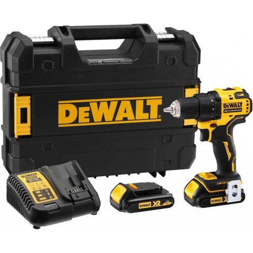 DeWALT DCD708D1T Aku kompaktná vŕtačka/skrutkovač 65Nm XR (18V/1x2,0Ah) kufor Tstak DeWALT DCD708D1T Aku kompaktná vŕtačka/skrutkovač 65Nm XR (18V/1x2,0Ah) kufor Tstak