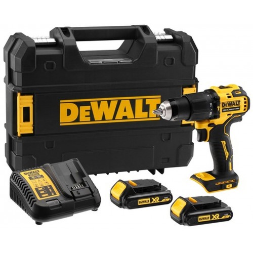 DeWALT DCD709S2T Aku príklepová vŕtačka/skrutkovač XR (65Nm/18V/2x1,5Ah) kufor Tstak DeWALT DCD709S2T Aku príklepová vŕtačka/skrutkovač XR (65Nm/18V/2x1,5Ah) kufor Tstak