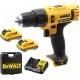 DeWALT DCD716D2 Aku príklepová vŕtačka (30Nm/10,8V/2x2,0Ah) kufor