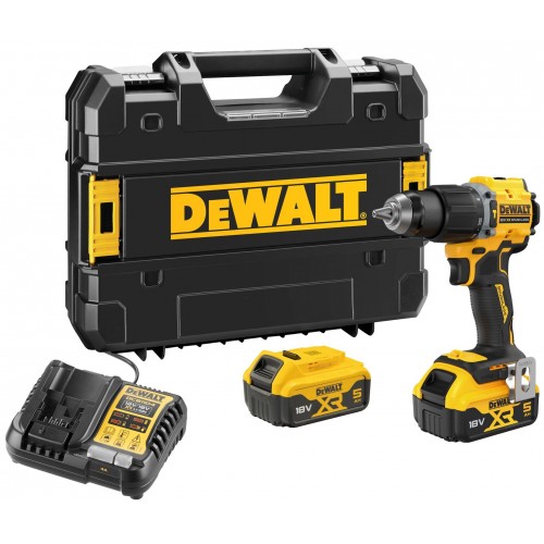 DeWALT DCD799P2T Aku príklepový vŕtací skrutkovač (74Nm/18V/2x5,0Ah) kufor Tstak DeWALT DCD799P2T Aku príklepový vŕtací skrutkovač (74Nm/18V/2x5,0Ah) kufor Tstak