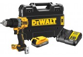 DeWALT DCD805E1T Aku príklepová vŕtačka XR (90Nm/18V/1x1,7Ah PowerStack) Tstak kufor