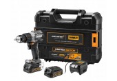 DeWALT DCD85ME2GT Aku príklepová vŕtačka McLaren (90Nm/18V/2x1,7Ah) kufor T-stak