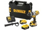 DeWALT DCD996P3 Aku bezuhlíková vŕtačka s príklepom XR (95Nm/18V/3x5,0Ah) kufor Tstak
