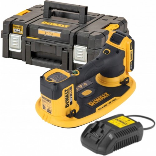 DeWALT DCE590D1T Grabo Aku podtlakový zdvihák XR (18V/1x 2,0 Ah) kufr Tstak DeWALT DCE590D1T Grabo Aku podtlakový zdvihák XR (18V/1x 2,0 Ah) kufr Tstak