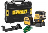 DeWALT DCE825NG18 Laser krížový s 5timi bodmi. lúče, zelený lúč (18V/bez aku) kufor
