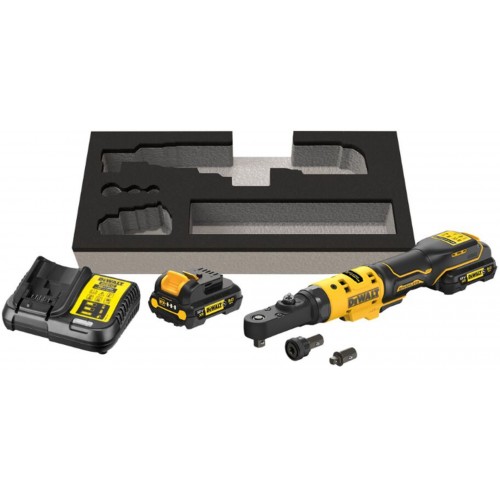 DeWALT DCF500L2G Aku račňa s 1/4''+ 3/8” štvorcovou výmennou hlavou (12V/2x3,0Ah) DeWALT DCF500L2G Aku račňa s 1/4''+ 3/8” štvorcovou výmennou hlavou (12V/2x3,0Ah)