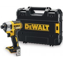 DeWALT DCF887NT Aku bezuhlíkový rázový uťahovák 1/4" (205Nm/18V/bez aku) kufor Tstak