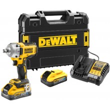 DeWALT DCF891H2T Aku rázový uťahovač 1/2" (1084Nm/18V/2x5,0Ah PowerStack) kufor Tstak