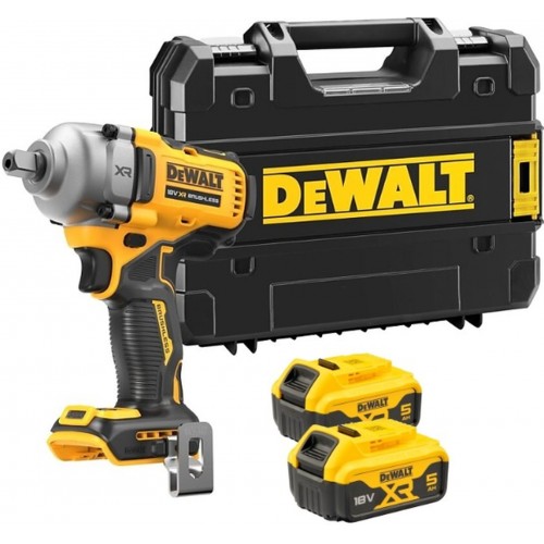 DeWALT DCF892P2T Aku rázový uťahovák 1/2" (812 Nm/18V/2x5,0Ah) kufor Tstak