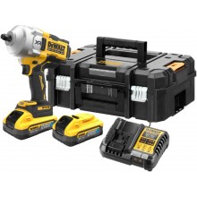 DeWALT DCF961H2T Aku rázový uťahovák 1/2" (1496Nm/18V/2x5,0Ah PowerStack) Tstak