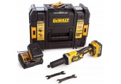 DeWALT DCG426P2 Aku priama brúska 6 mm XR (18V/2x5,0 Ah) kufor Tstak