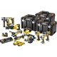 DeWALT DCK1012P4T Súprava bezuhlíkových zariadení 10ks (18V/4x5Ah + 3x Tsak)