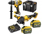 DeWALT DCK2016T2T Combo sada 2 DCD999 + DCG418 + (54V/2x6,0Ah/nabíjačka DCB115) T-stak box