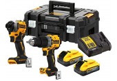 DeWALT DCK2050H2T Combo sada (DCD805+DCF850+DCB115+18V/5,0Ah PowerStack)kufor Tstak
