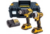 DeWALT DCK2059D2T Aku sada vŕtačka / skrutkovač a rázový uťahovák (2x2,0Ah/18V) ,TSTAK II