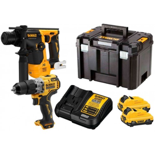 DeWALT DCK2102L2T Kombo sada (DCH072+DCD706 +DCB124+DCB115)Tstak DeWALT DCK2102L2T Kombo sada (DCH072+DCD706 +DCB124+DCB115)Tstak