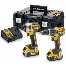 DeWALT DCK266P2T 18V XR kombo sada (DCD796,DCF887,2 x DCB184, DCB115, TSTAK II)