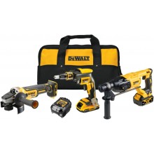 DeWALT DCK308DM Aku kombo sada (DCF620+DCH133+DCG405+18V/1x 2,0/4,0Ah) Taška