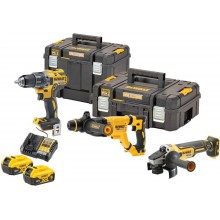DeWALT DCK327P2T XR Kombinovaná sada 3 nástrojov (18V/2x5,0Ah)