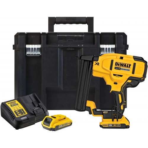 DeWALT DCN681D2 XR Aku sponkovačka XR (38mm/18V/2x2,0Ah) kufor Tstak DeWALT DCN681D2 XR Aku sponkovačka XR (38mm/18V/2x2,0Ah) kufor Tstak