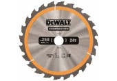 DeWALT DT1956-QZ Construction Pílový kotúč pre drevo s klincami, 250 x 30 mm, 24 zubov