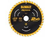 DeWALT DT20433 Pílový kotúč 210 x 30 mm, 40 zubov 18 °