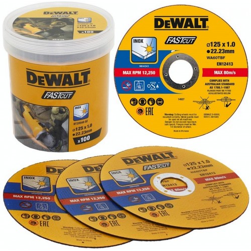 DeWALT DT20540 Rezný kotuč na kov 125 mm (balenie 100 ks)