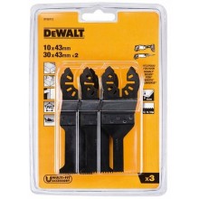 DeWALT DT20713 3-dielna súprava príslušenstrva pre oscilačné náradie