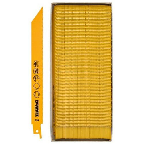 DeWALT DT2323 Bimetalové pílové listy na kov, 203mm, rýchle rezy, pre mečové píly, 100ks