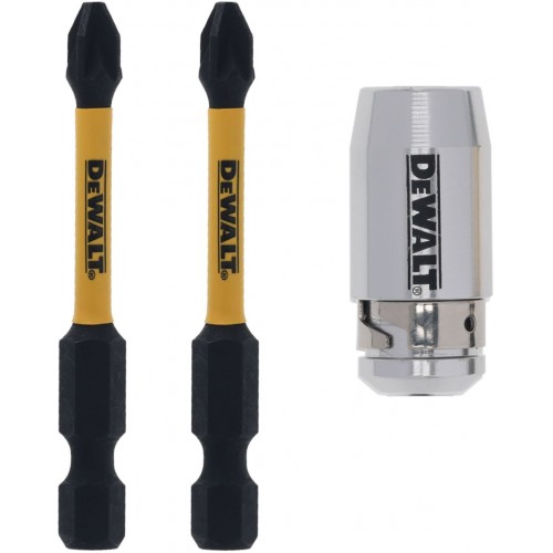 DeWALT DT70536T-QZ Skrutkovacie bity 2× PH2 57 mm + magnetický držiak DeWALT DT70536T-QZ Skrutkovacie bity 2× PH2 57 mm + magnetický držiak